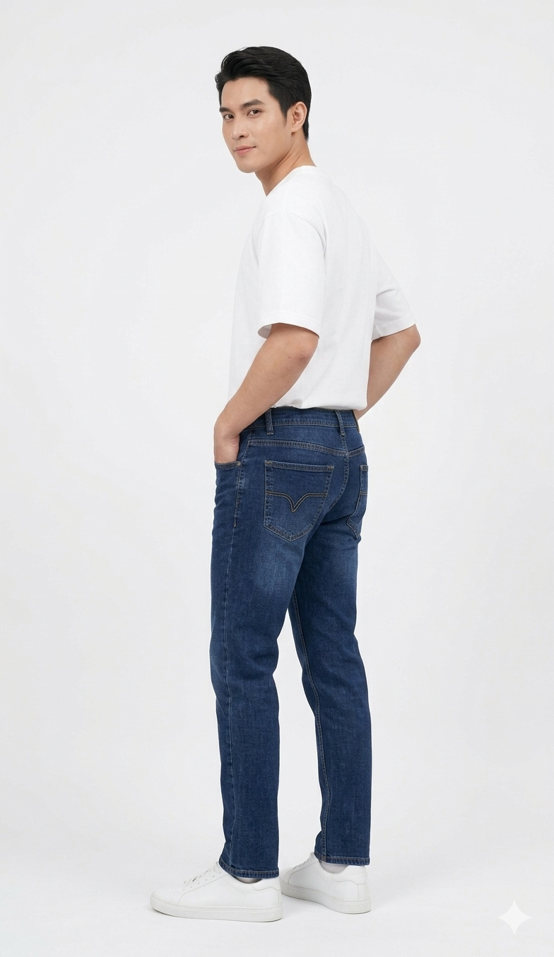 Denim Blue Jeans - Slim Fit