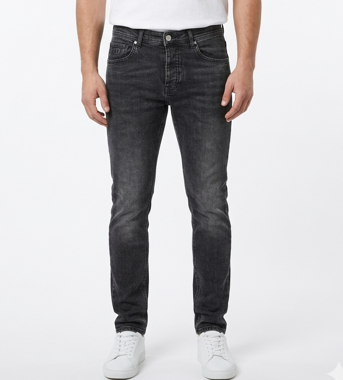 Black Dinem Dirty Jeans - Slim Fit