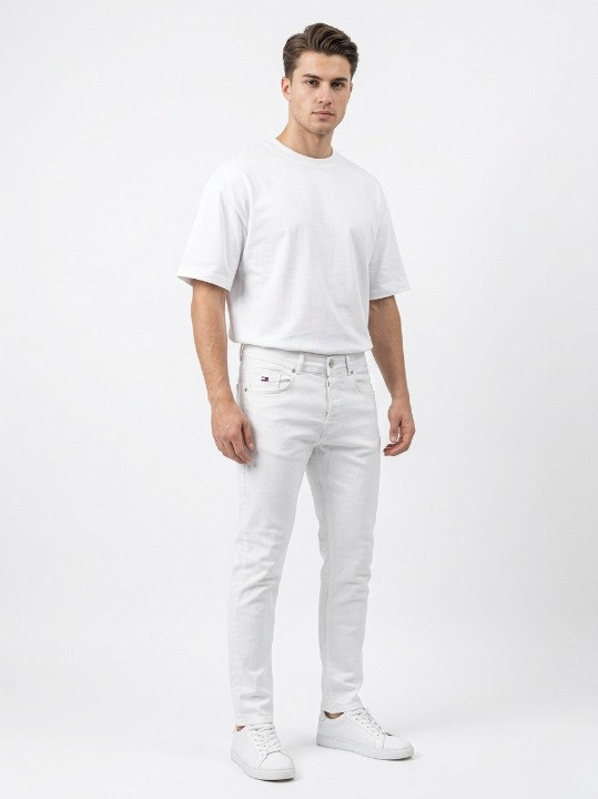 White Dinem Jeans - Slim Fit