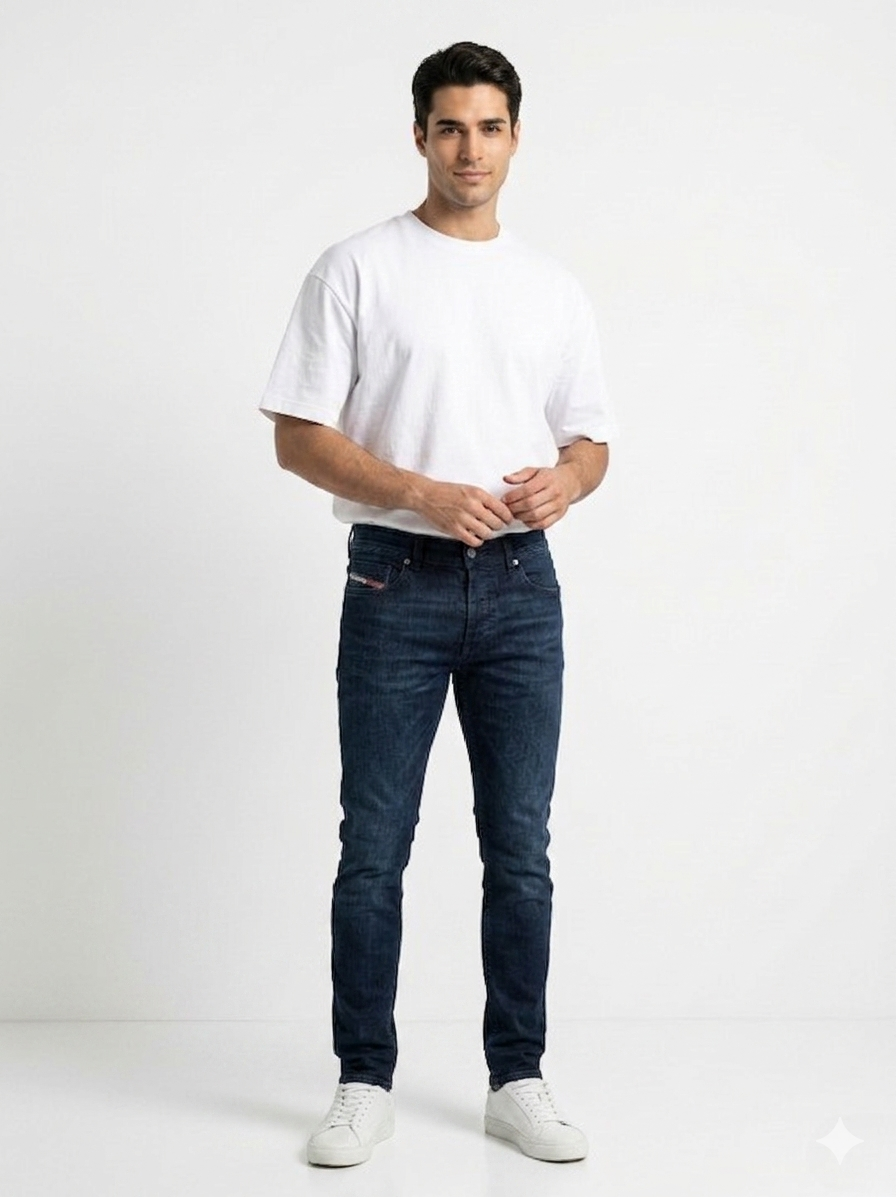 Navy Dinem Jeans - Slim