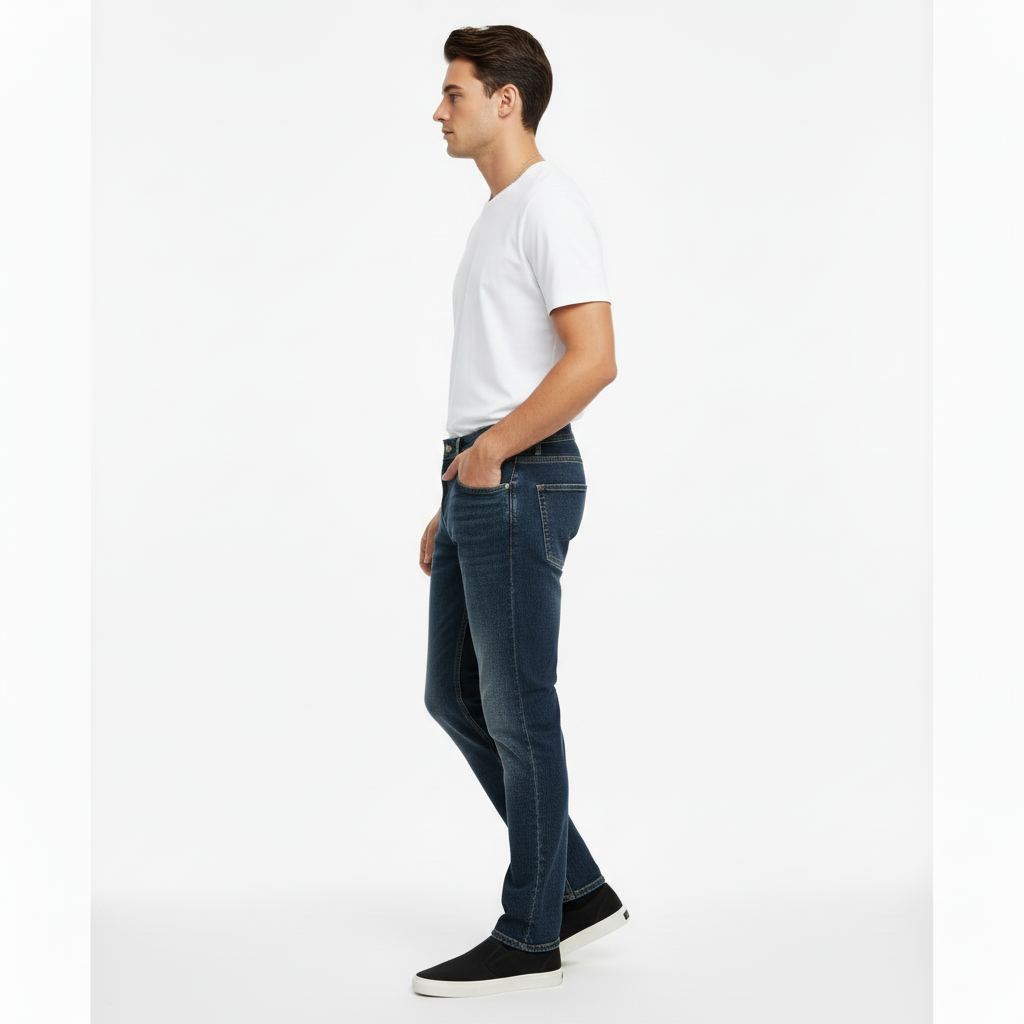 Dirty Black Jeans - Slim Fit