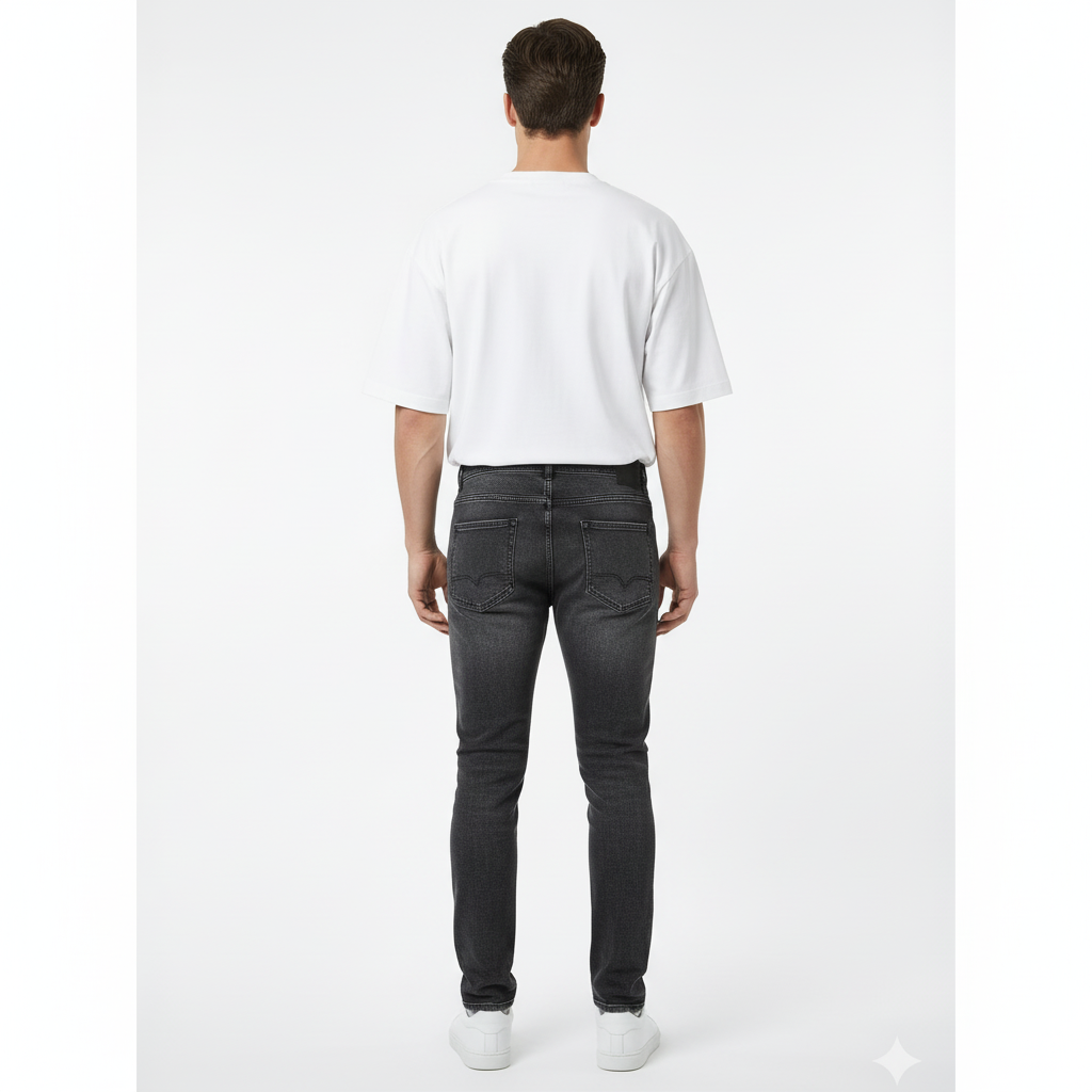 Black Dinem Dirty Jeans - Slim Fit