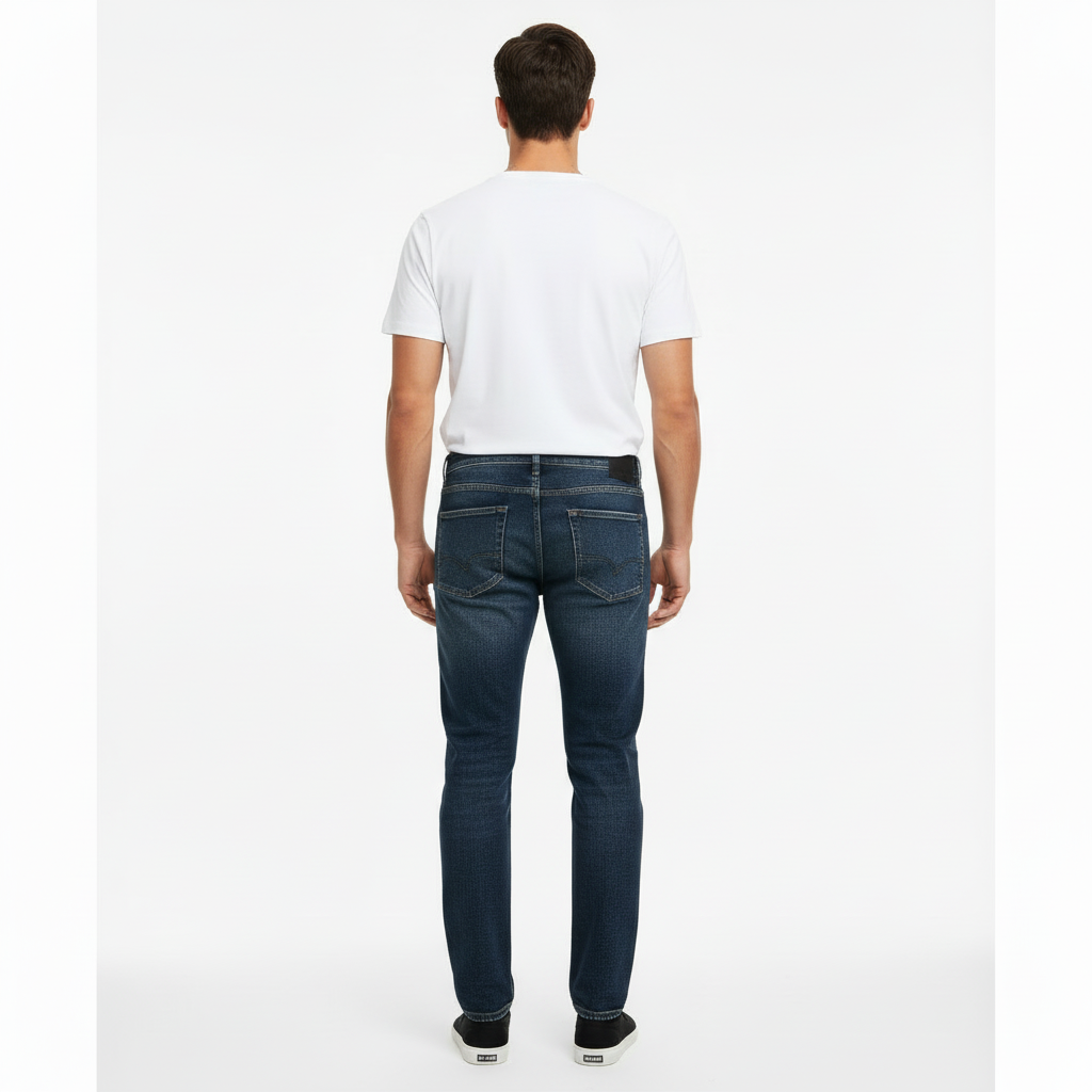 Dirty Black Jeans - Slim Fit